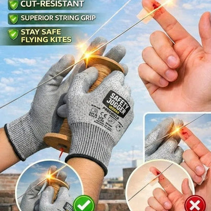 Anti Cut Safety Gloves For Kite Flying (Basant) (China) - Trend Blaze Store